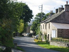 Peaceful village of Newbiggin in Bishopdale.