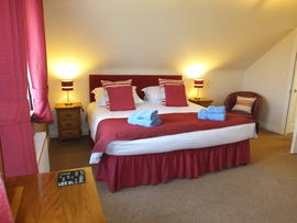 One of our lovely comfortable double bedrooms at Greetham Retreat holiday cottages