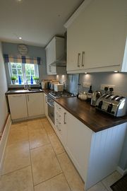 Kitchen with fully integrated appliances