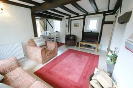 Sitting room with log burner