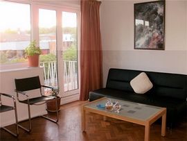 Living room with the balcony