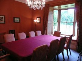 Pentre Bach dining room