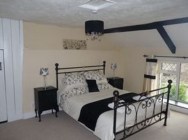 Cream & Black Bedroom