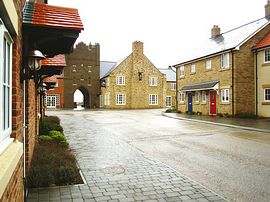 View of the onsite pub