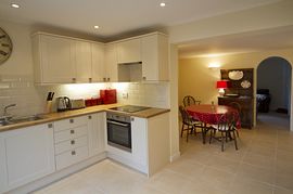 Kitchen and dining area