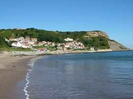 View of Runswick Bay from the beach