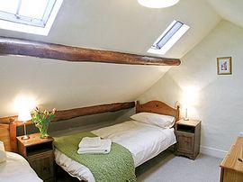 The light and airy twin room