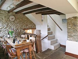 The dining area