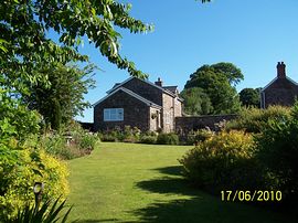 View from bottom of garden in June