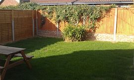 Back Garden with picnic seating